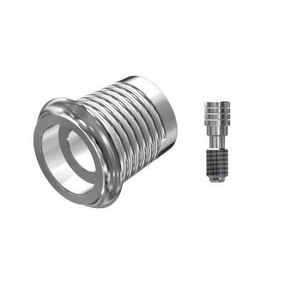 4.0 Ti base conical NON Hex...