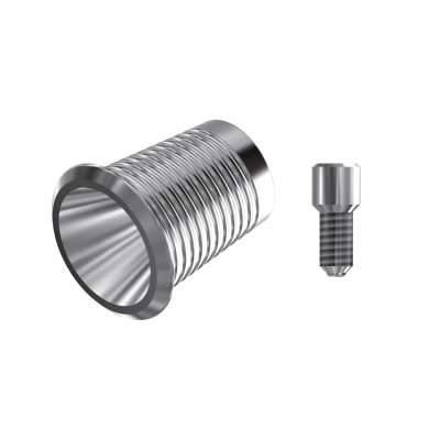 Angled 17°/30° Ti base...